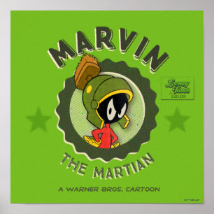 MARVIN DE MARTIAN™ Retro Lobby Kaart Poster