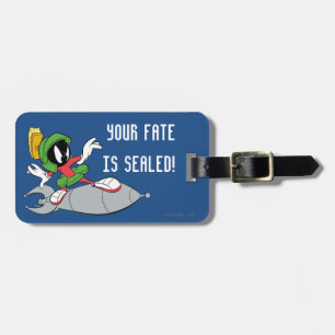 MARVIN DE MARTIAN™ Riding Rocket Bagagelabel