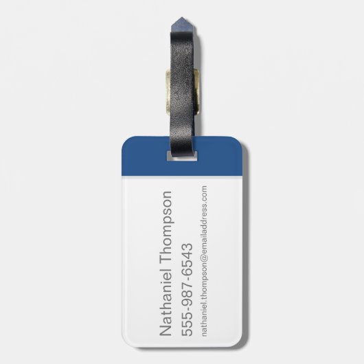 MARVIN DE MARTIAN™ Riding Rocket Bagagelabel (Achterkant verticaal)