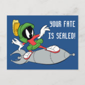 MARVIN DE MARTIAN™ Riding Rocket Briefkaart (Voorkant)