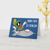 MARVIN DE MARTIAN™ Riding Rocket Kaart (Gele Bloem)