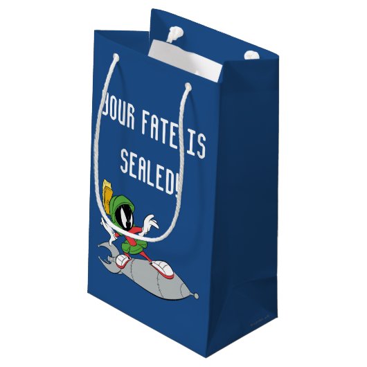 MARVIN DE MARTIAN™ Riding Rocket Klein Cadeauzakje (Achterkant Gekanteld)