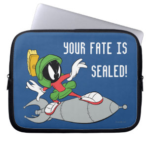 MARVIN DE MARTIAN™ Riding Rocket Laptop Sleeve