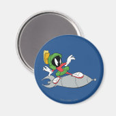 MARVIN DE MARTIAN™ Riding Rocket Magneet (Voorkant / Achterkant)