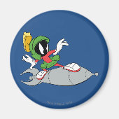 MARVIN DE MARTIAN™ Riding Rocket Magneet (Voorkant)