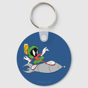 MARVIN DE MARTIAN™ Riding Rocket Sleutelhanger