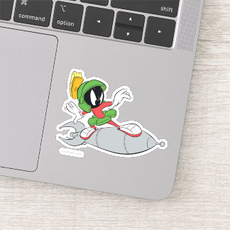 MARVIN DE MARTIAN™ Riding Rocket Sticker