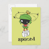 MARVIN DE MARTIAN™-RUIMTE BRIEFKAART (Voorkant / Achterkant)