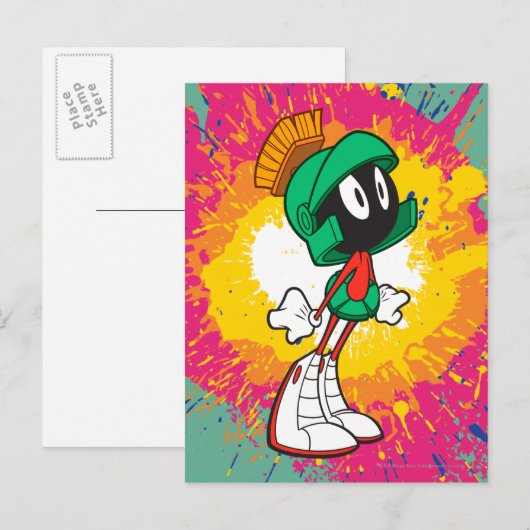 MARVIN DE MARTIAN™ staande op hakken Briefkaart (Voorkant / Achterkant)