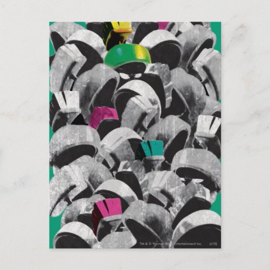 MARVIN DE MARTIAN™-STapelde Briefkaart (Voorkant)