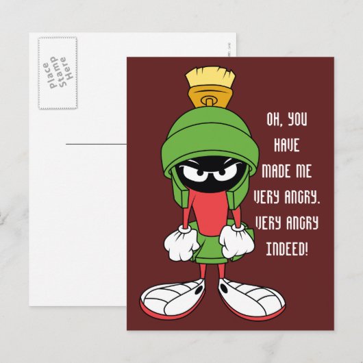 MARVIN DE MARTIAN™-upgrade Briefkaart (Voorkant / Achterkant)