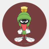 MARVIN DE MARTIAN™-upgrade Ronde Sticker (Voorkant)