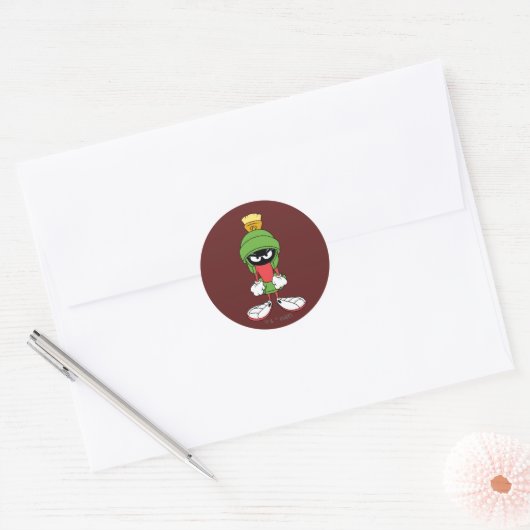 MARVIN DE MARTIAN™-upgrade Ronde Sticker (Envelop)