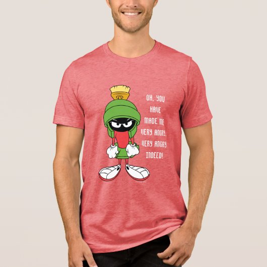 MARVIN DE MARTIAN™-upgrade Tri-Blend Shirt (Voorkant)