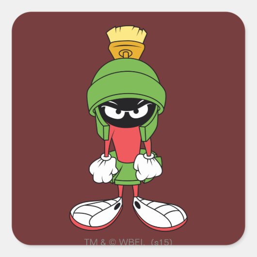 MARVIN DE MARTIAN™-upgrade Vierkante Sticker (Voorkant)