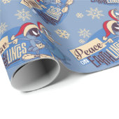 MARVIN DE MARTIAN™ - Vrede op aarde Cadeaupapier (Rol Hoek)