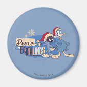 MARVIN DE MARTIAN™ - Vrede op aarde Magneet (Voorkant)