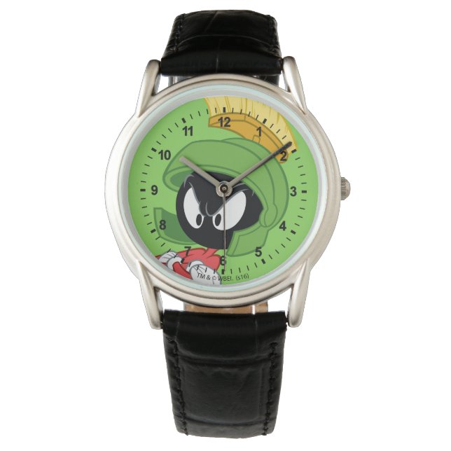 MARVIN DE MARTIAN™ | Wapengewassen Horloge (Voorkant)
