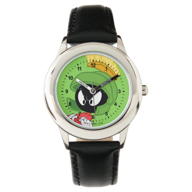 MARVIN DE MARTIAN™ | Wapengewassen Horloge (Voorkant)