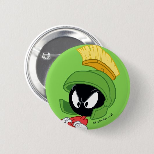 MARVIN DE MARTIAN™ | Wapengewassen Ronde Button 5,7 Cm (Voorkant /achterkant)