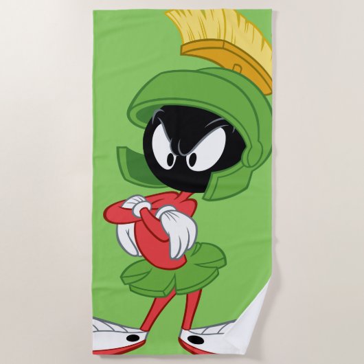 MARVIN DE MARTIAN™ | Wapengewassen Strandlaken (Voorkant)