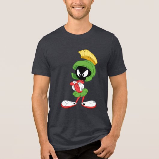 MARVIN DE MARTIAN™ | Wapengewassen Tri-Blend Shirt (Voorkant)