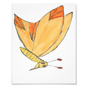 Marvin de mot foto afdruk