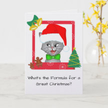 Marvin de Wiskundekat Grappige Kerstkaart