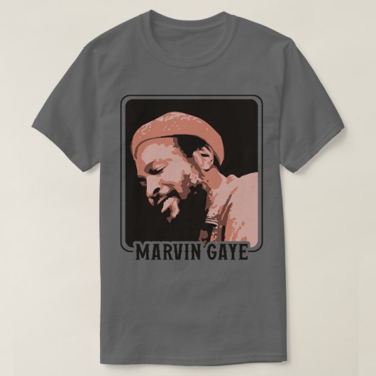 Marvin Gaye  70s Style Origineel Ontwerp T-shirt (Design voorkant)