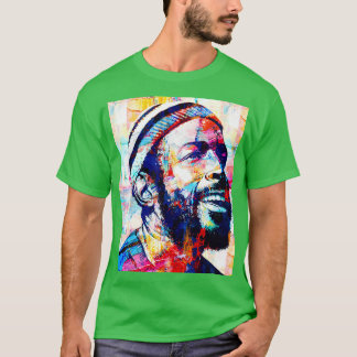 Marvin Gaye Abstracte Schilderijen Baseball TShirt