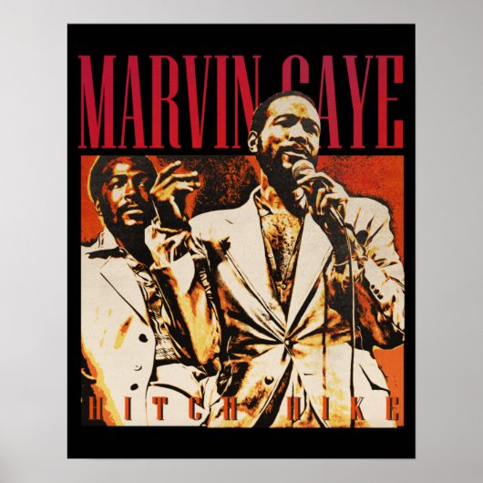 Marvin Gaye Poster (Voorkant)