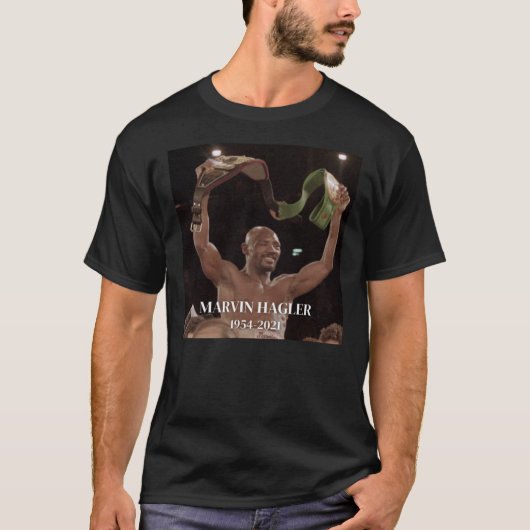Marvin Hagler Classic T-Shirt (Voorkant)