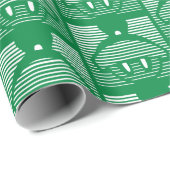 MARVIN HET MARTIAN™ Gestreept pictogram Cadeaupapier (Rol Hoek)