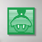 MARVIN HET MARTIAN™ Gestreept pictogram Canvas Afdruk (Voorkant)
