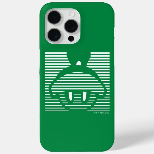 MARVIN HET MARTIAN™ Gestreept pictogram Case-Mate iPhone Case (Achterkant)