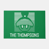 MARVIN HET MARTIAN™ Gestreept pictogram Deurmat (Voorkant)