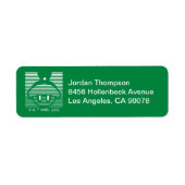 MARVIN HET MARTIAN™ Gestreept pictogram Etiket (Voorkant)