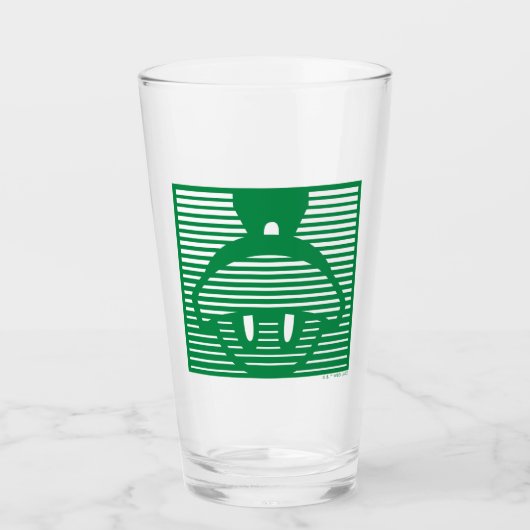 MARVIN HET MARTIAN™ Gestreept pictogram Glas (Voorkant)