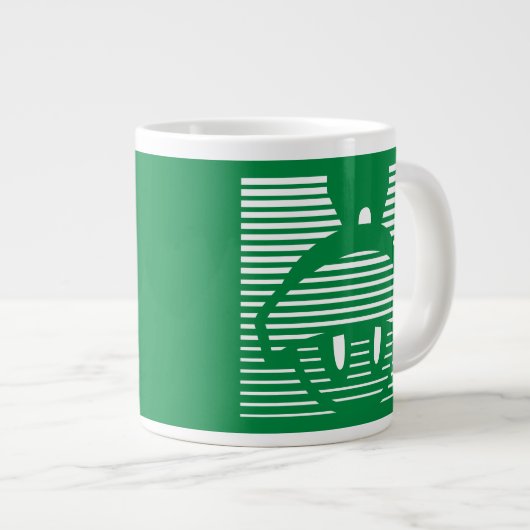 MARVIN HET MARTIAN™ Gestreept pictogram Grote Koffiekop (Voorkant rechts)