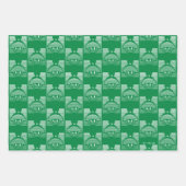 MARVIN HET MARTIAN™ Gestreept pictogram Inpakpapier Vel (Voorkant)