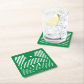 MARVIN HET MARTIAN™ Gestreept pictogram Kartonnen Onderzetters (Insitu)