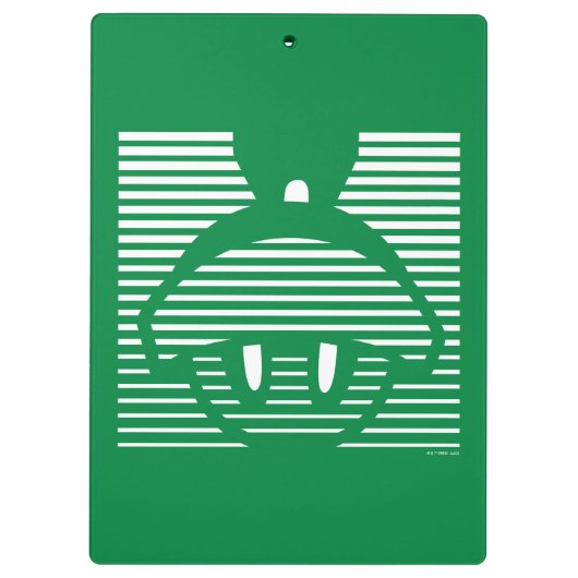 MARVIN HET MARTIAN™ Gestreept pictogram Klembord (Achterkant)