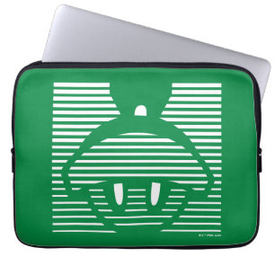 MARVIN HET MARTIAN™ Gestreept pictogram Laptop Sleeve