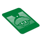 MARVIN HET MARTIAN™ Gestreept pictogram Magneet (Rechterzijde)
