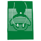 MARVIN HET MARTIAN™ Gestreept pictogram Medium Cadeauzakje (Voorkant)