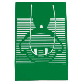 MARVIN HET MARTIAN™ Gestreept pictogram Medium Cadeauzakje (Achterkant)