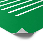 MARVIN HET MARTIAN™ Gestreept pictogram Poster (Hoek)