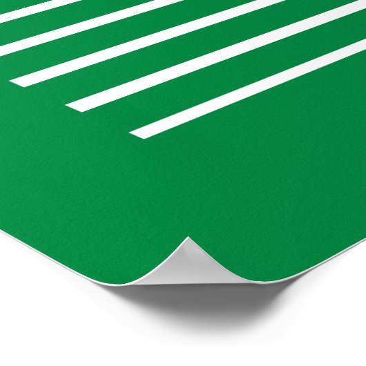 MARVIN HET MARTIAN™ Gestreept pictogram Poster (Hoek)