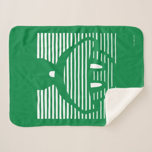 MARVIN HET MARTIAN™ Gestreept pictogram Sherpa Deken (Voorkant (horizontaal))