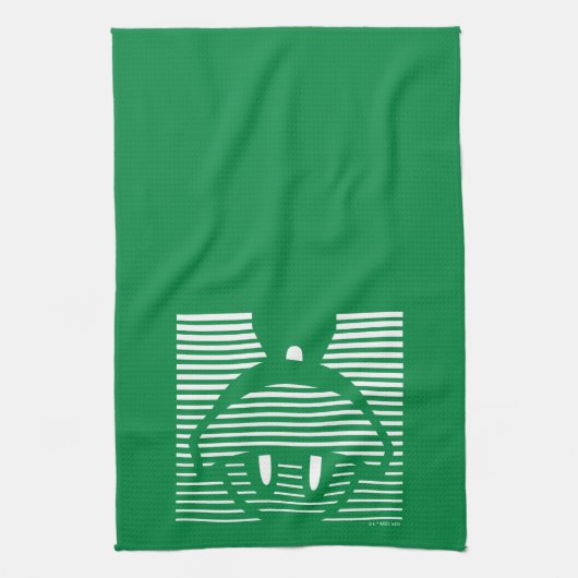 MARVIN HET MARTIAN™ Gestreept pictogram Theedoek (Verticaal)